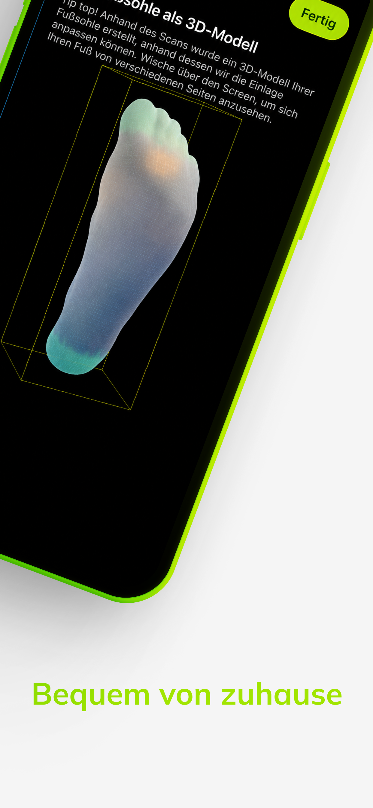 PrimeSoles 3D foot model preview